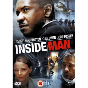 BRUGT som ny - Inside Man (Denzel Washington) - DVD 