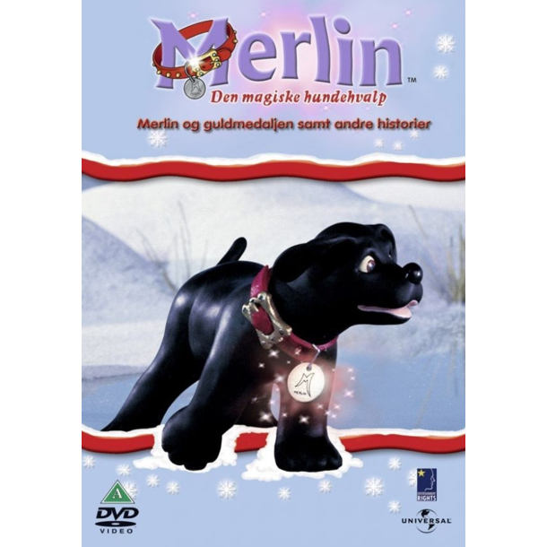 BRUGT som ny - Merlin 03  Den Magiske Hundehvalp Merlin Og Guldmedaljen -  Merlin vol 3 Merlin the Magical Puppy - DVD