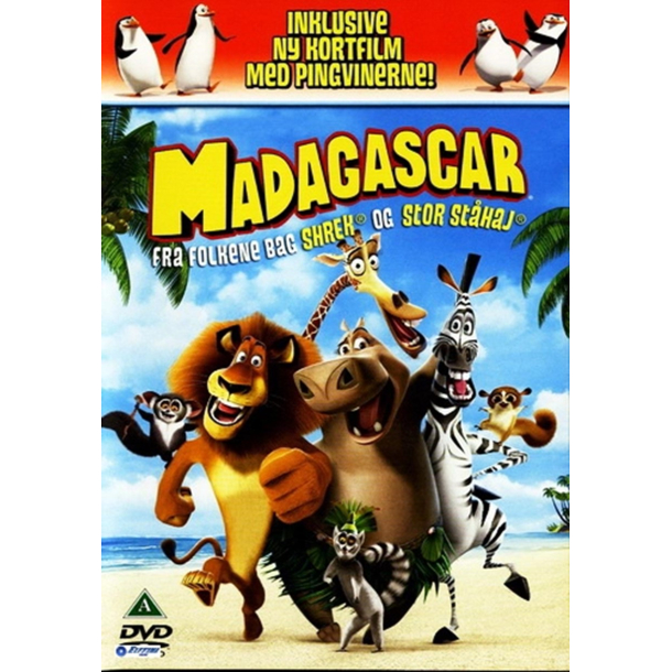 BRUGT som ny - Madagascar - DVD  