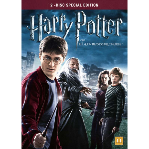 BRUGT som ny - Harry Potter (6) og Halvblodsprinsen DVD 2 DISC SPECIAL EDITION Harry Potter and the Half Blood Prince Harry Potter 6 