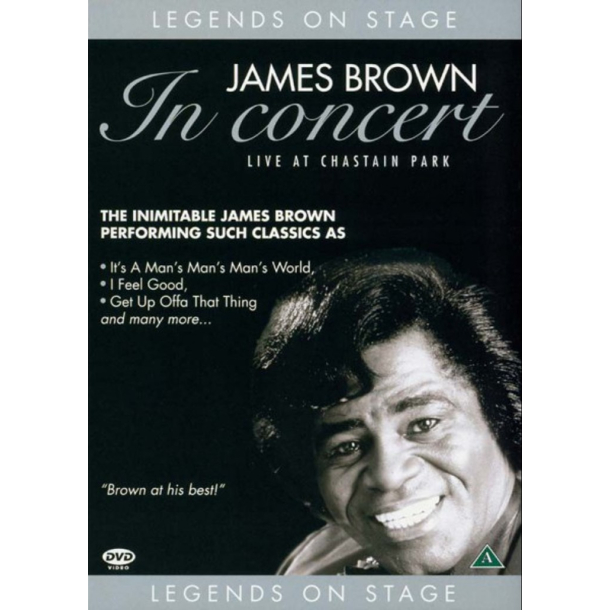 BRUGT SOM NY - Legends On Stage - James Brown DVD 