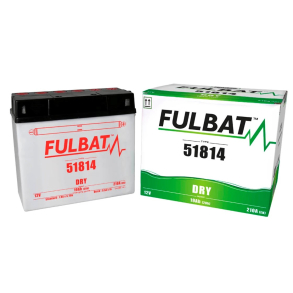 FULBAT 51814F BATTERI 51814 FULBAT inkl. Syrepakke