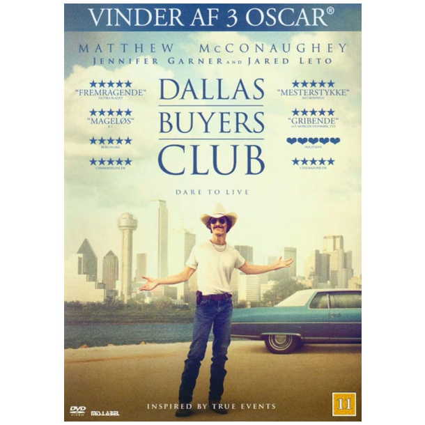 Dallas Buyers Club DVD - Dansk udgave