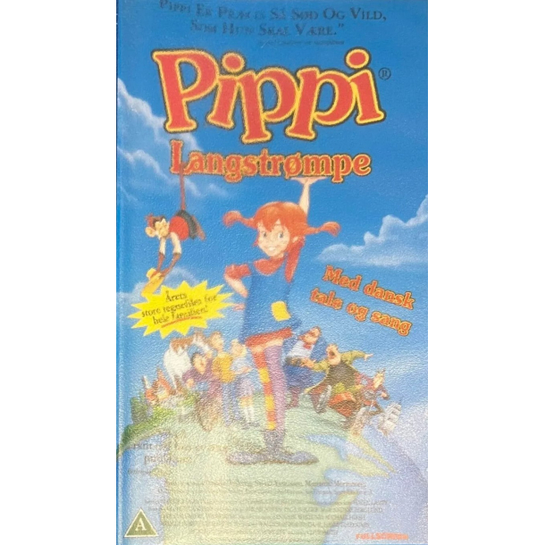BRUGT som ny - Pippi Langstr�mpe � VHS Film