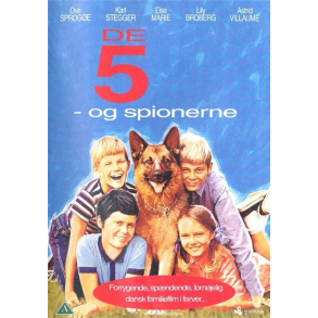 BRUGT som ny -De 5 og spionerne - DVD