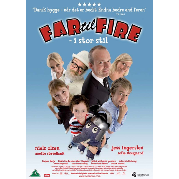 BRUGT som ny -Far til fire - i stor stil - DVD