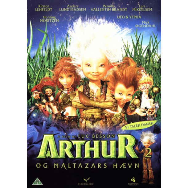 BRUGT som ny - Arthur og Maltazar's H�vn (Arthur Minimoyserne 2) DVD  