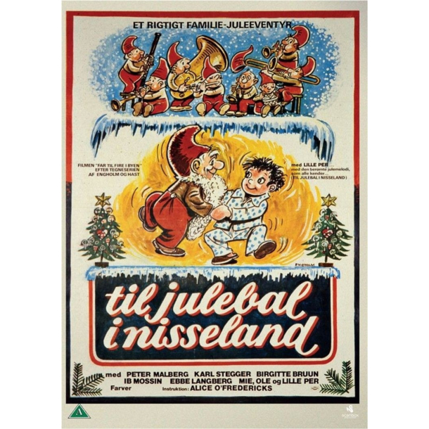 BRUGT som ny - Far Til Fire: Til Julebal I Nisseland (1956) - DVD  