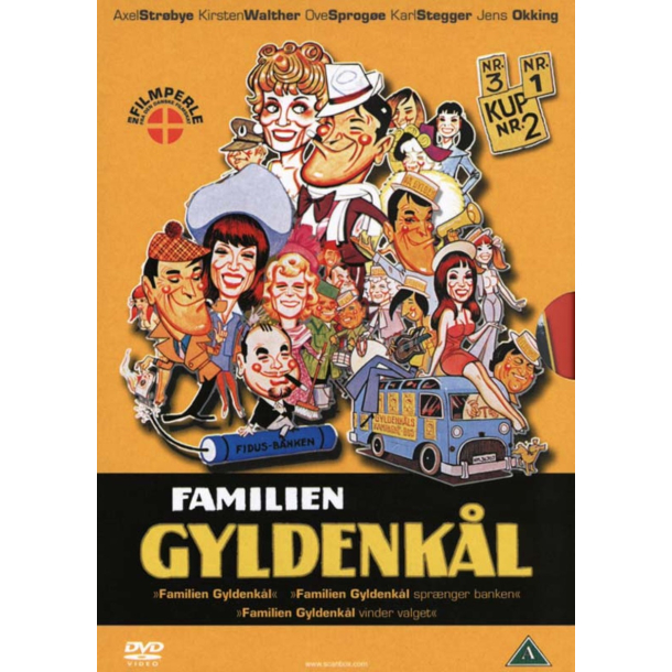 BRUGT som ny - Familien Gyldenk�l - Box (3-pack) - DVD 
