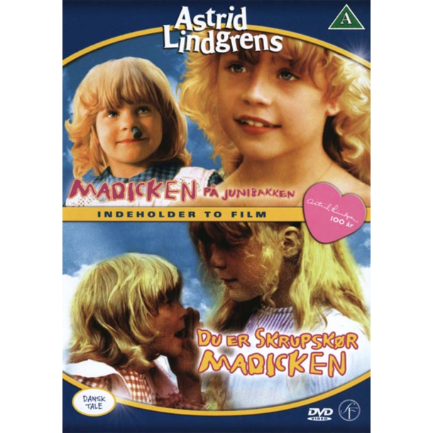 BRUGT som ny - Madicken p� Junibakken / Du er skrupsk�r, Madicken - Astrid Lindgren 1979 - DVD