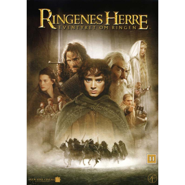 BRUGT som ny - Ringenes Herre Eventyret om ringen - Lord of the Rings, The: The Fellowship of -DVD  