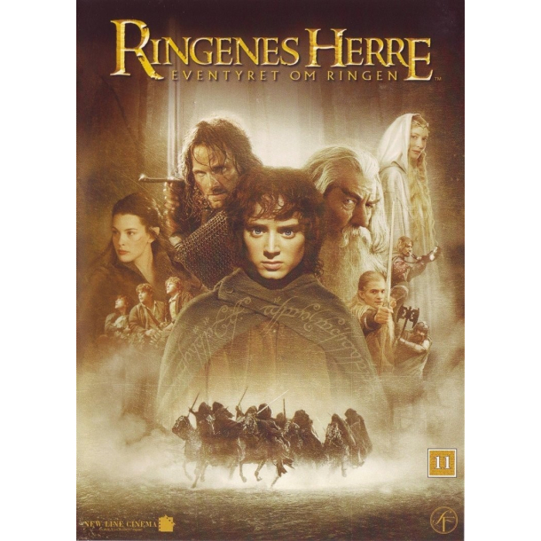 BRUGT som ny - Ringenes Herre Eventyret Om Ringen (2001) DVD 2 disc