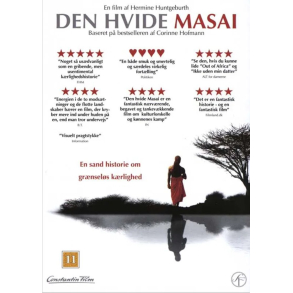 BRUGT som ny Den Hvide Masai - 	Die Weisse Massai -DVD
