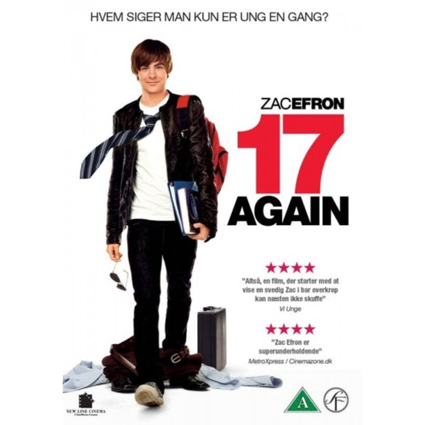 BRUGT SOM NY - 17 Again DVD Zac Efron