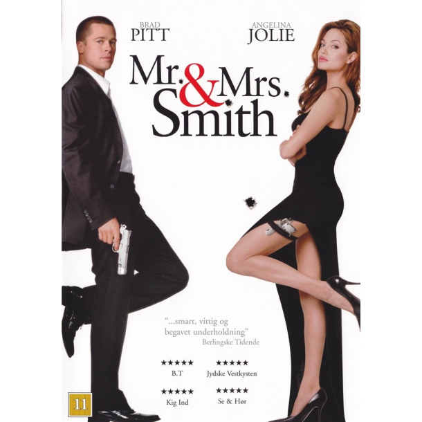 BRUGT som ny - Mr &amp; Mrs Smith - DVD 