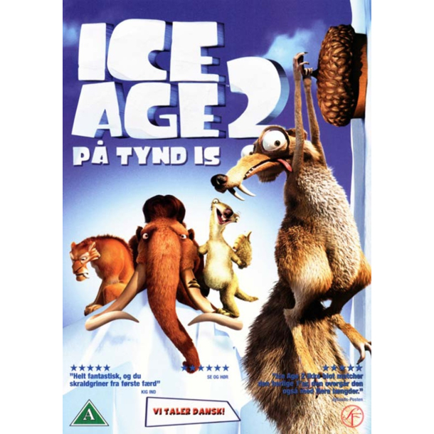 BRUGT som ny - Ice Age 2 P� tynd is  - 	Ice Age 2 The Meltdown - DVD  