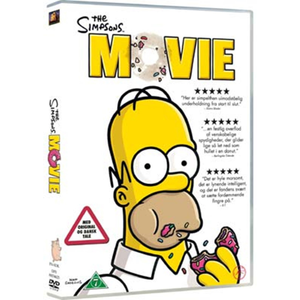 BRUGT som ny - The Simpsons Movie DVD