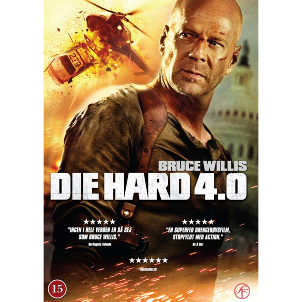 BRUGT som ny - Die Hard 4.0 - DVD  