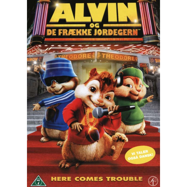 BRUGT som ny - Alvin og de fr�kke jordegern - Alvin and the Chipmunks - DVD  