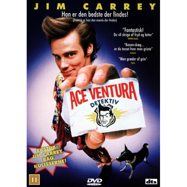 BRUGT som ny -  Ace Ventura - Pet Detective - DVD  