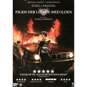 BRUGT som ny - Pigen Der Legede Med Ilden�(2009) Flickan Som Lekte Med Elden DVD