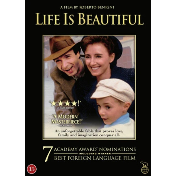 BRUGT som ny - Livet er Smukt- Life Is Beautiful -DVD  