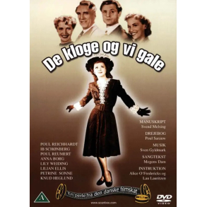 BRUGT som ny - De Kloge og Vi Gale - DVD�