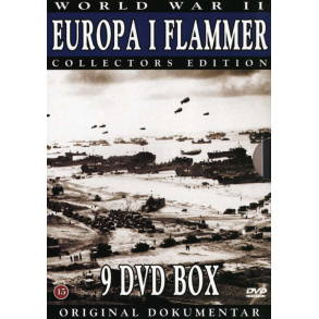 Europa i Flammer COLLECTORS EDITION 9 x DISC DVD BOX Europe in Flames (WWII Documentary) (9-disc) - DVD 