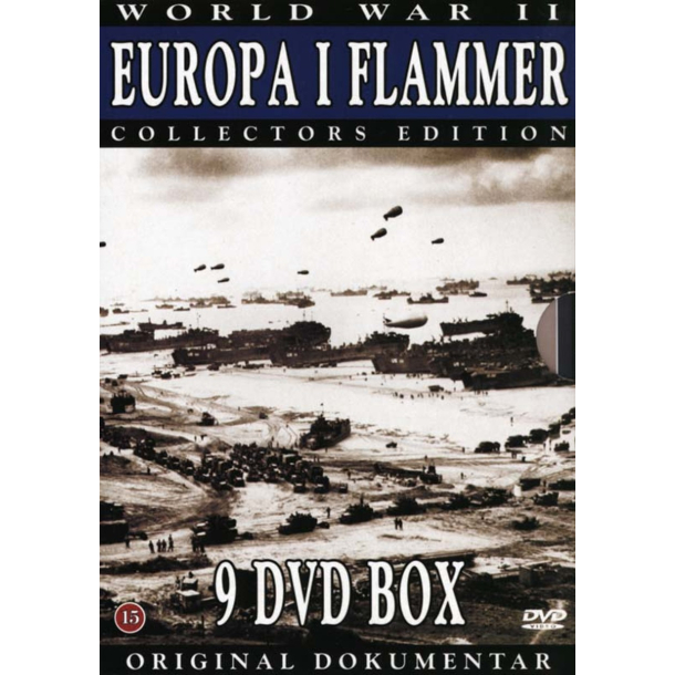 Europa i Flammer COLLECTORS EDITION 9 x DISC DVD BOX Europe in Flames (WWII Documentary) (9-disc) - DVD 