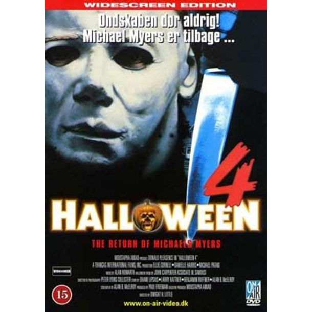 BRUGT som ny Halloween 4 The Return Of Michael Myers (1988) - DVD 