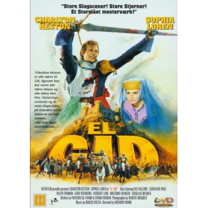 BRUGT som ny - El Cid (1961) - DVD