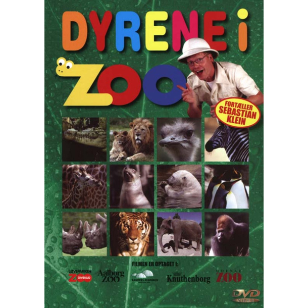 BRUGT som ny - Dyrene i Zoo DVD  