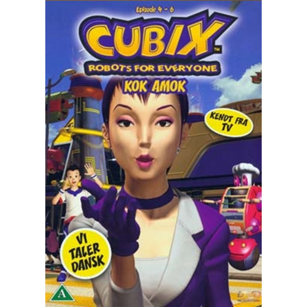 BRUGT som ny - Cubix: Robots for Everyone - Episode 4 - 6 Kok Amok - DVD