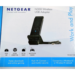 Netgear Wna3100 Wireless N300 Usb Adapter Wna3100-100pes�