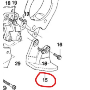Hyosung 61390HP8900 BESKYTTER, TANDHJUL GUARD, SPROCKET YL3430 HYOSUNG TE450