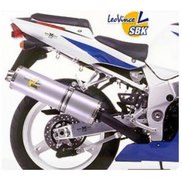 LeoVince Oval Slip-on Potter EC-approved ALU. GSX R 1000 '01-02