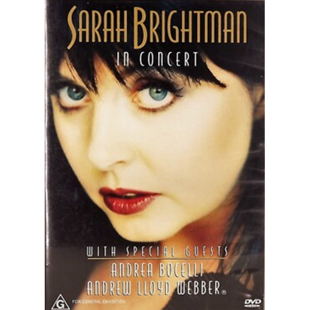 BRUGT som ny - Sarah Brightman - In Concert (DVD, 1999)