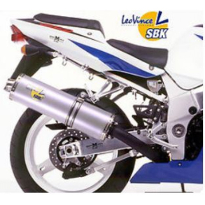 LeoVince Oval Slip-on Potter EC-approved ALU. GSX-R 600 '01-03