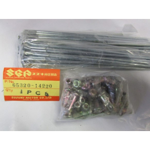SUZUKI 6532014221 65320-14221 6532014112 65320-14112 6532014101 65320-14101 SPOKE SET,RR WHEEL