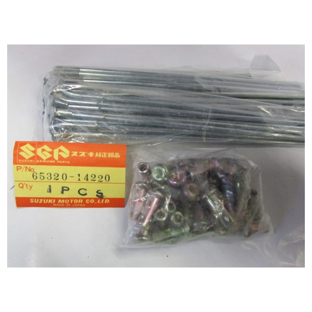SUZUKI 6532014221 65320-14221 6532014112 65320-14112 6532014101 65320-14101 SPOKE SET,RR WHEEL