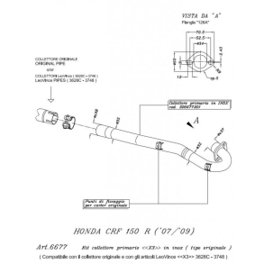 LeoVince X3 Cross/Forrr CRF150R 2007