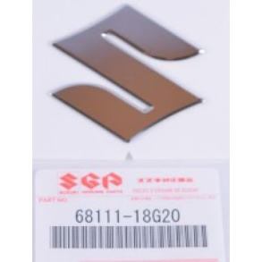 SUZUKI 6811118G20 68111-18G20 EMBLEM,SLV RV/GW/GZ/GSR/GSX-R/GS/TU/DL/SV/SVF/GSF