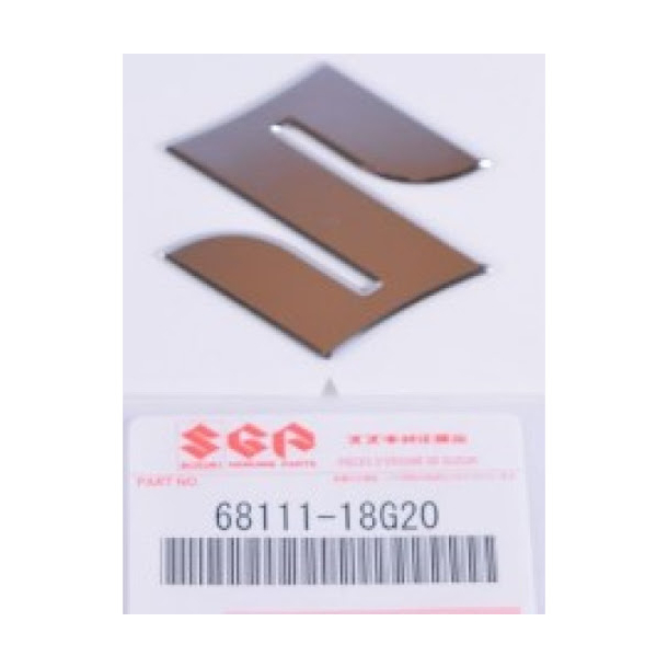 SUZUKI 6811118G20 68111-18G20 EMBLEM,SLV RV/GW/GZ/GSR/GSX-R/GS/TU/DL/SV/SVF/GSF