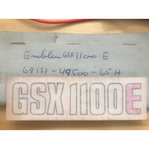 Ikke perfekt Suzuki 681314950065H 68131-49500-65H Emblem, Lh GSX1100E 1982-1983