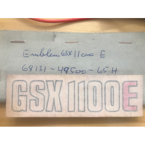 Ikke perfekt Suzuki 681314950065H 68131-49500-65H Emblem, Lh GSX1100E 1982-1983