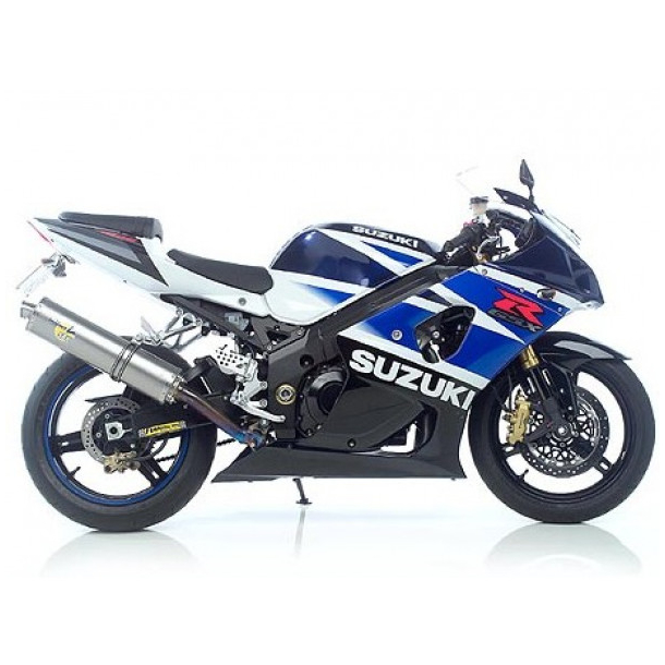 LeoVince Factory Titanium evo-II slip-on Potte EC-appr. SUZ. GSX-R 1000 03 EVO (GSXR 1000/750/600)