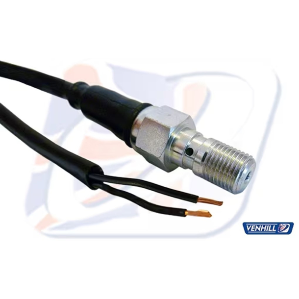 VENHIL 710100-L Banjobolt M10x1,00 CHROM LIGHT SWITCH M10x1.00 BANJO BOLT WITH LIGHT SWITCH