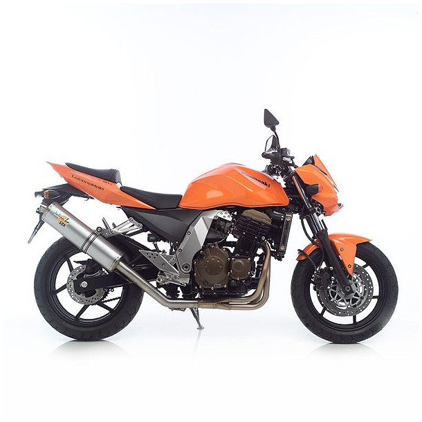 LeoVince Oval Slip-on Potte EC-approved TITAN Kawa Z750 04-06