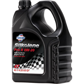 SILKOLENE Pro R 0W-20 Race olie SYNT 4L 100% SYNTETIC- ONLY RACE SPECIAL FOR RACE / TRACK DAYS -CHAMP USE