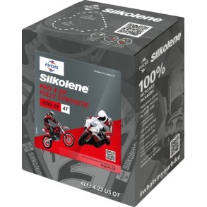 SILKOLENE PRO 4 10W/30. 4L SYNT. 100% SYNTETIC ESTER-API:SM/SN-JASO MA2 Pro 4 10W-30